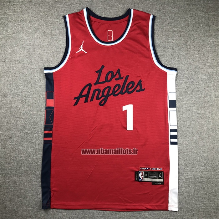 Maillot Los Angeles Clippers James Harden NO 2 Statement 2024-25 Rouge